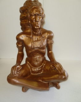 526_Indianer sitzend antik_63_109